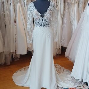 Maggie Sottero Lace Long Sleeve Wedding Dress